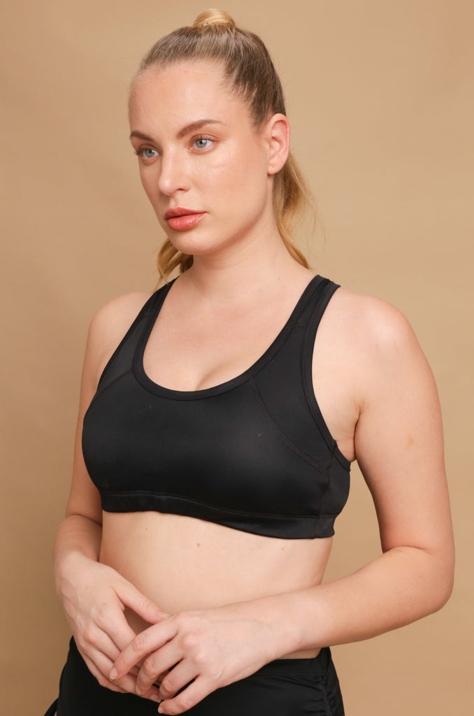 Women's Latex-Free Sports Bra (Black) – Athletican Hypoallergenic Gear
